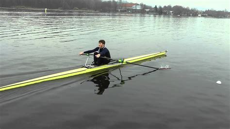 single scull rowing boat